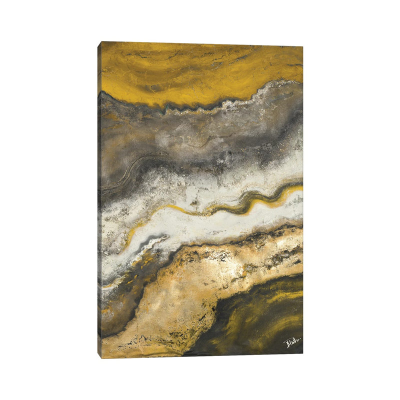 Lava Flow II par Patricia Pinto - Estampe numérique sur toile tendue avec châssis, H 26 po x l 18 po x P 1,5 po