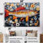 «Red and Orange», ensemble d'impressions murales arctiques-107195460-107195465