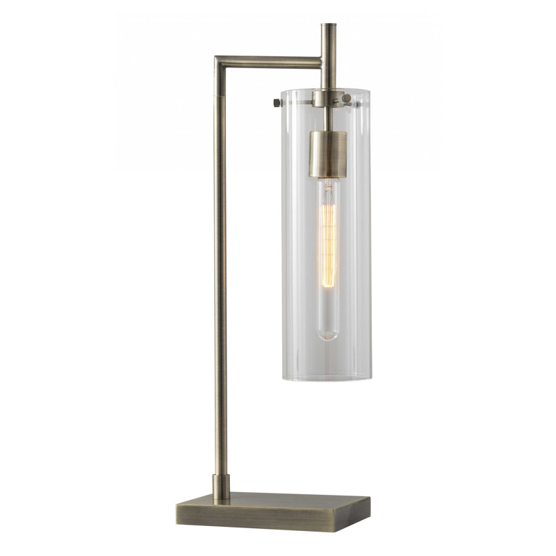 Lampe de bureau 24 po grise