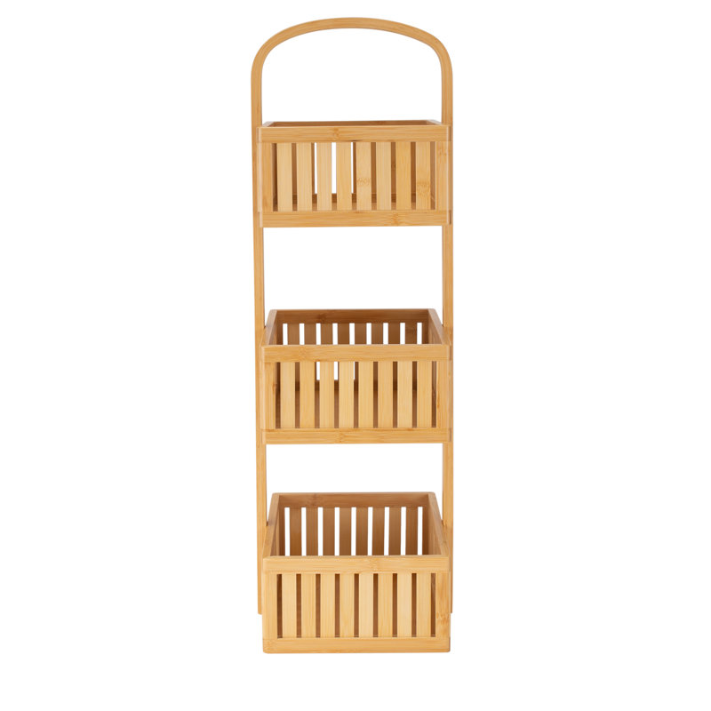Nahima Freestanding Bamboo Shower Caddy