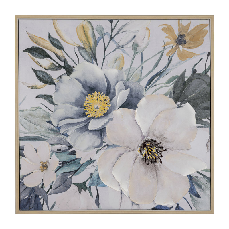 Flower Power Framed Canvas Wall Art