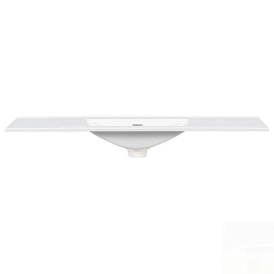 Undermount Rectangular Double Sink Vanity Top with Pre-Drilled Faucet Holes for Modern Bathroom Renovation and Easy Installation