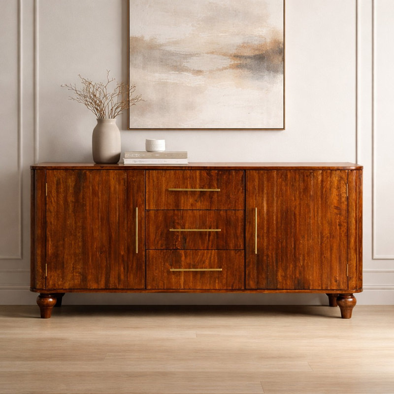 Chestnut Curve Sideboard