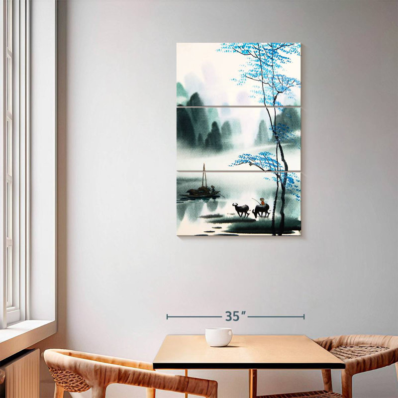 Alvord peinture chinoise Alvord, H 57 po x l 36 po