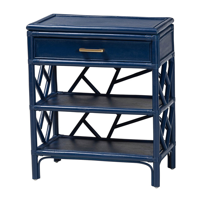 Table de chevet, Bleu