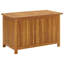 vidaXL Outdoor Storage Box, Deck Box with Lid, 35.4x19.7x22.8 Inches, Solid Acacia Wood, Brown