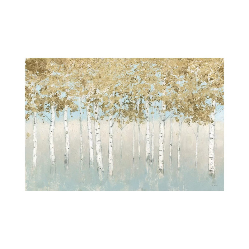 Shimmering Forest by James Wiens - Wrapped Canvas Painting, 66.04 cm H x 45.72 cm W x 3.175 cm D