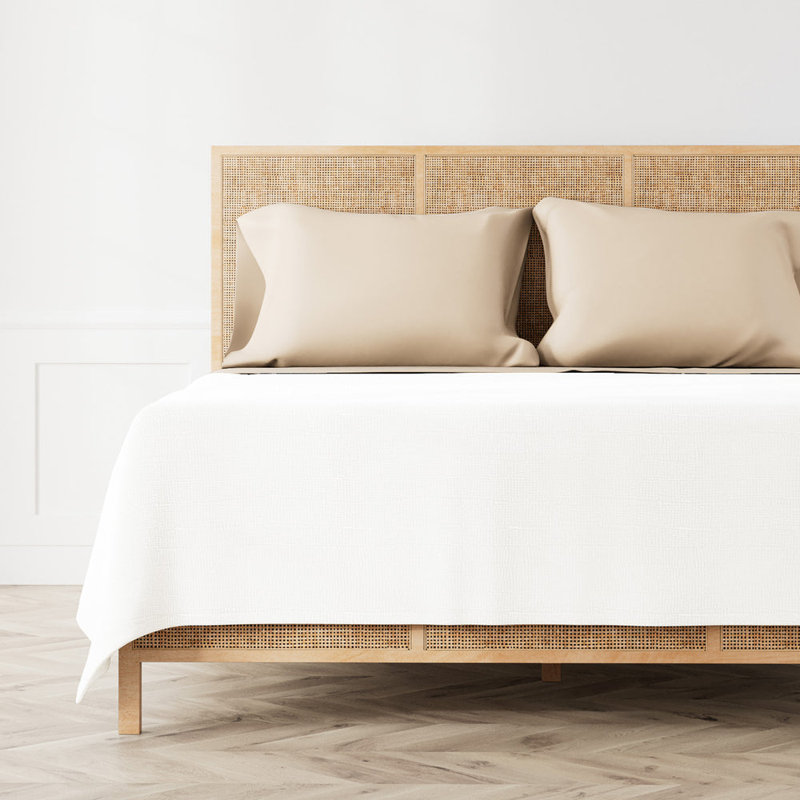 Ready-to-Bed TENCEL Sheet Set, Taupe, Twin Sheet Set with 1 Pillowcase