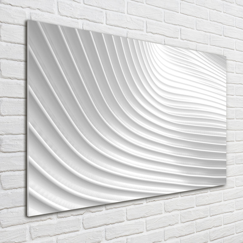 Abstraction Lines - No Frame Print on Glass