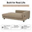 Canapé-lit opulent orthopédique pour chien - brun sable-109470590