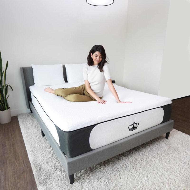14.5'' Medium Gel Memory Foam Mattress, Queen