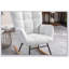 Chaise berçante en tissu Teddy-368429979