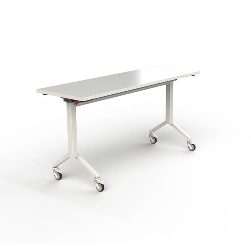 Flippy Training Table, White Matte/White, 30" H x 60" L x  27" W