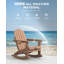 Chaises berçantes Adirondack avec repose-pieds rétractable-1179754723