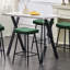 Upholstered Velvet 70cm Height Counter Stool -793826640