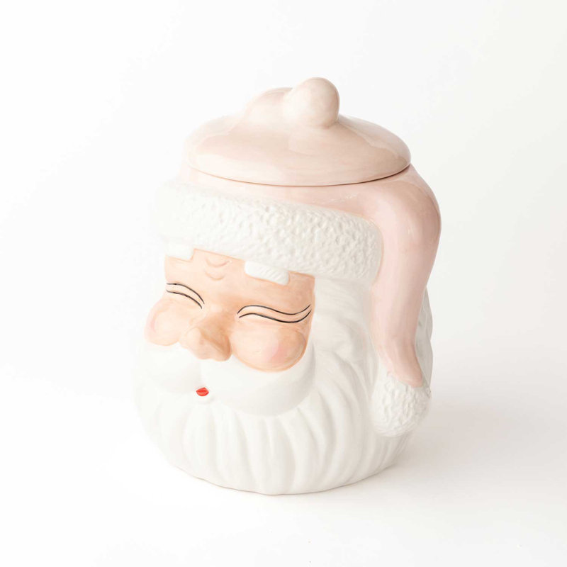 Pot à biscuits rose Santa, Rose