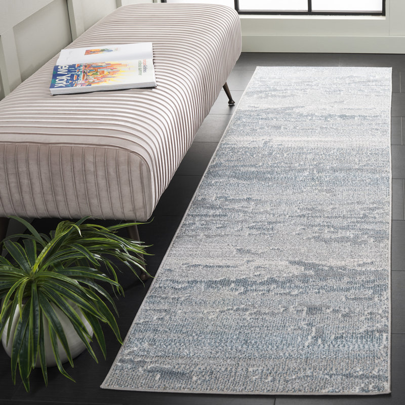 Tapis abstrait Kionne Performance Performance, Tapis de couloir 2 pi 2 po x 8 pi