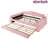 Teddy Fleece Daybed With Storage Armrests, Trundle, USB Port-1560930990