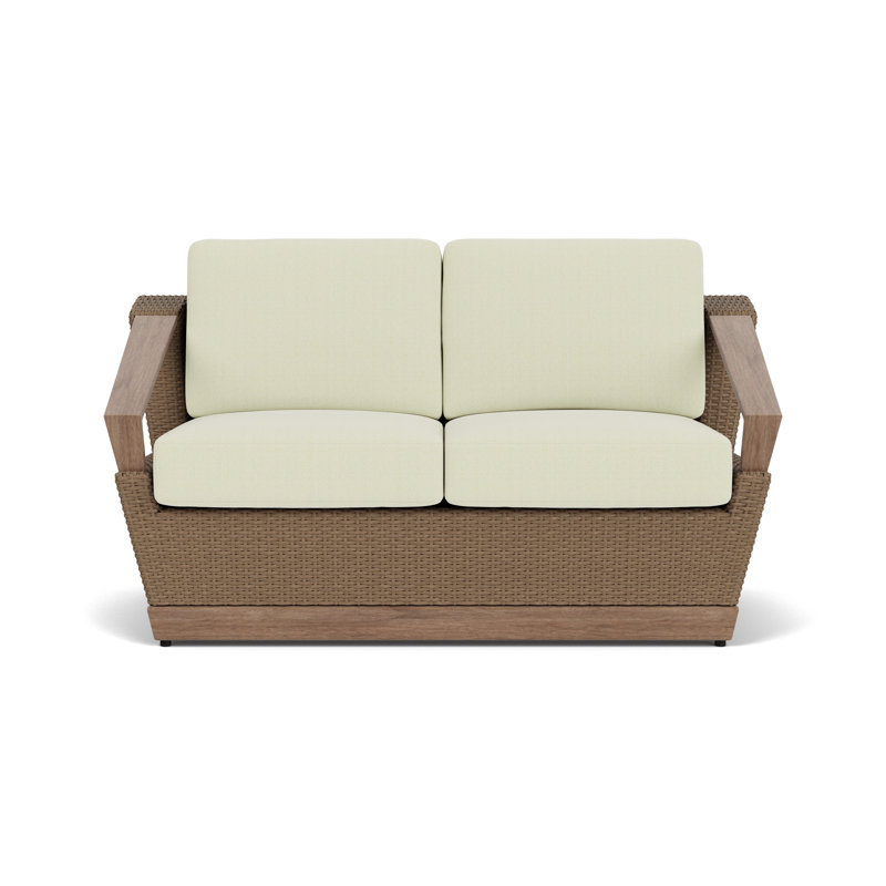 Charisma Outdoor 2 - Seat Loveseat, Bamboo Bay Meadow