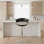 Tabouret de bar pivotant en similicuir