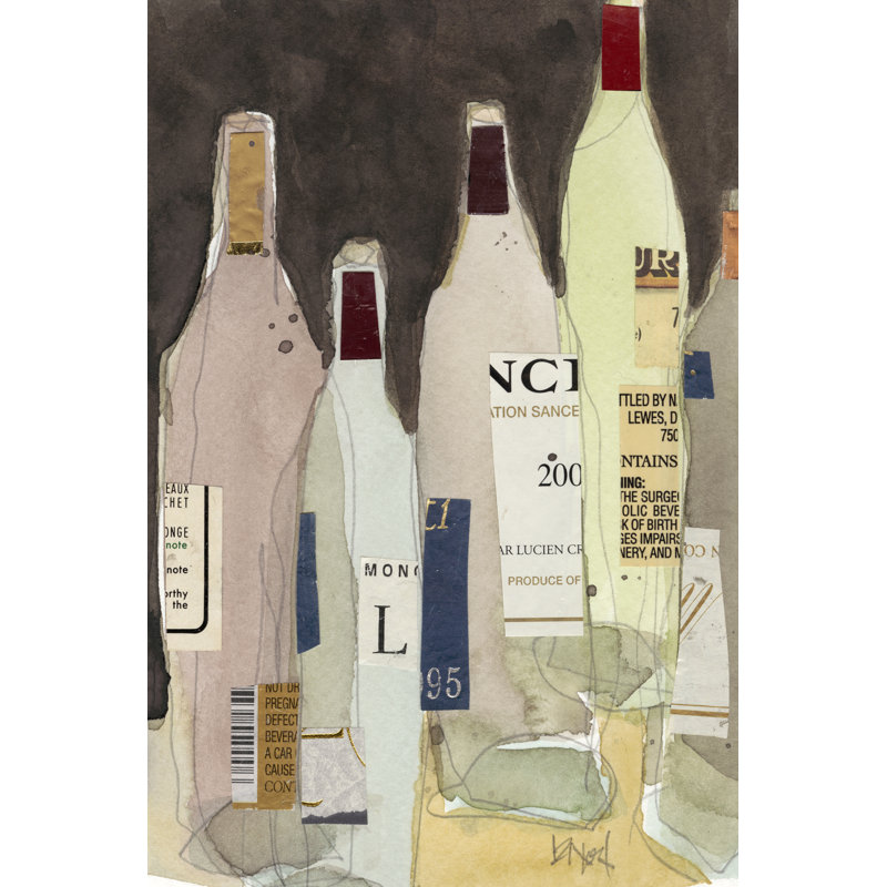 Vins et spiritueux IV, H 48 po x l 32 po x P 1,25 po