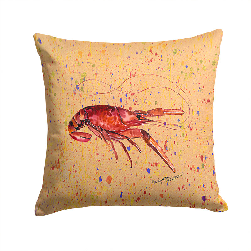 Coussin décoratif intérieur/extérieur crawfish