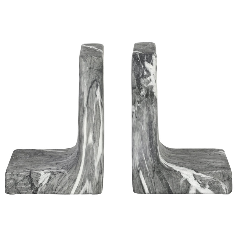 Ceramic Bookends, Black