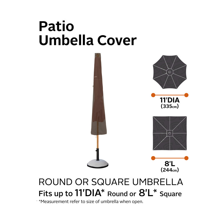 Housse pour parasol de patio résistant à l’eau