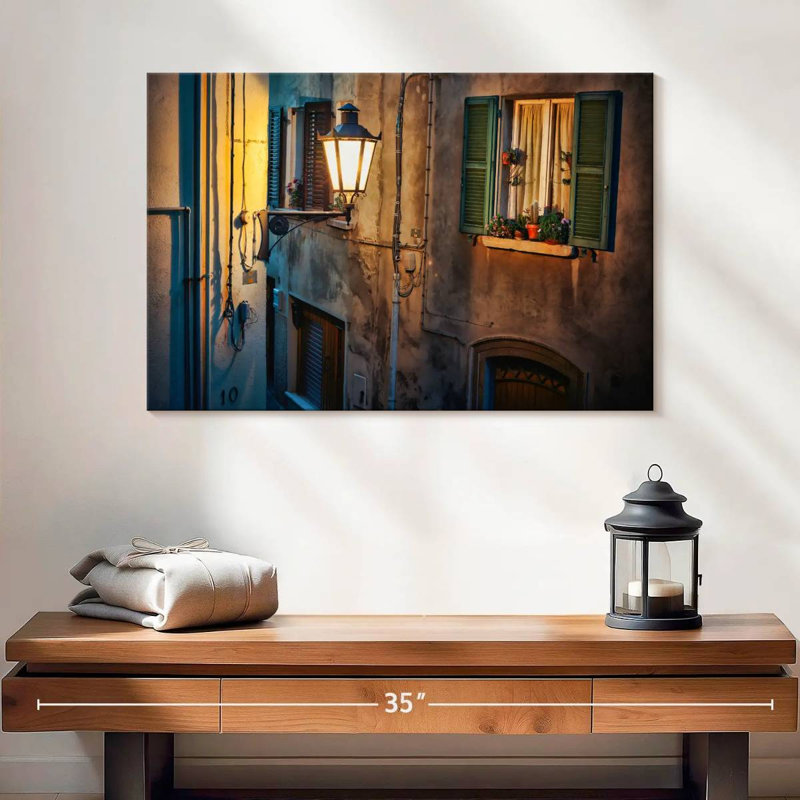 Lampe de rue Lilie la nuit