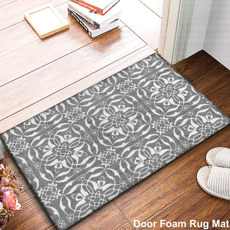 Tapis anti-fatigue pour cuisine sur pied, Gris clair