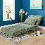 Lorena Clic Clac Upholstered Futon Sofa Bed Lounger Chair-757354699-757354698-757354708