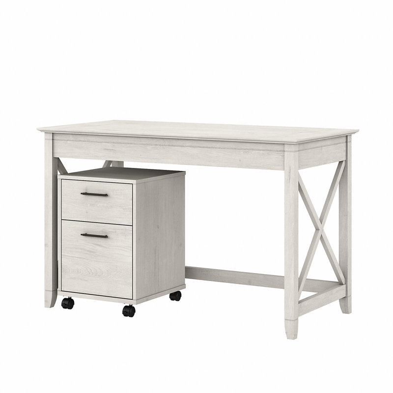 Bureau Ovia, Chêne blanc lin / chêne blanc lin