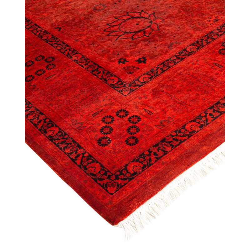 Fine Vibrance One-of-a-Kind 6' 1" X 9' 3" Hand Knotted Area Rug