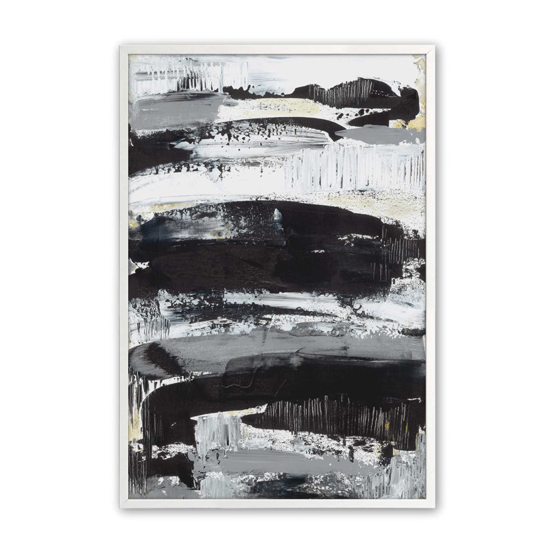 Impression monochrome Momentum, H 17 po x l 13 po, Blanc opaque
