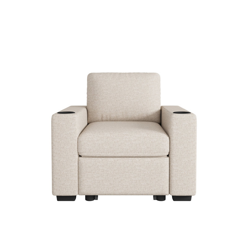 Pull-out Sofa Bed, Beige