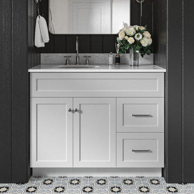 Ensemble de meuble-lavabo simple 43 po Partham