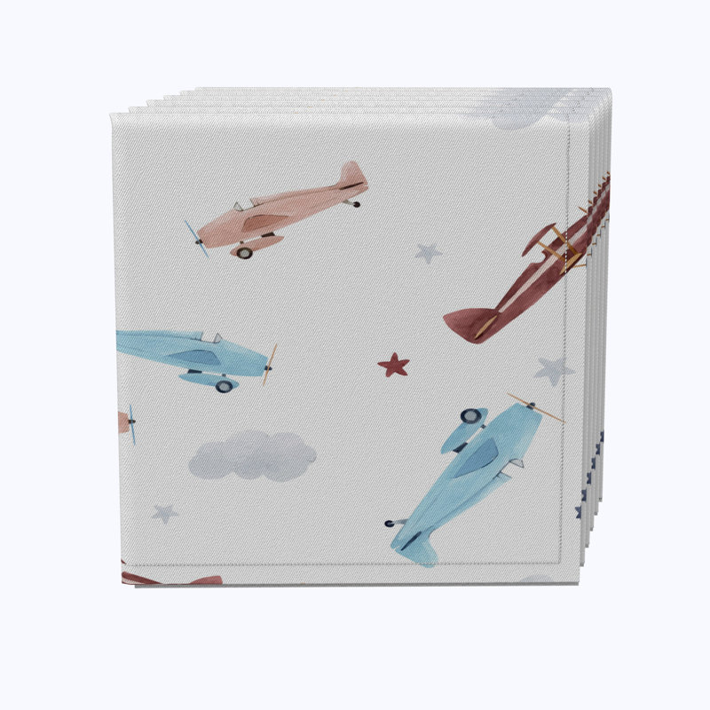 Cotton Twill No Pattern Square Napkin