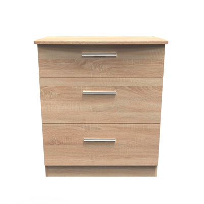 Borgeson 77cm W 3 - Drawer Chest of Drawers