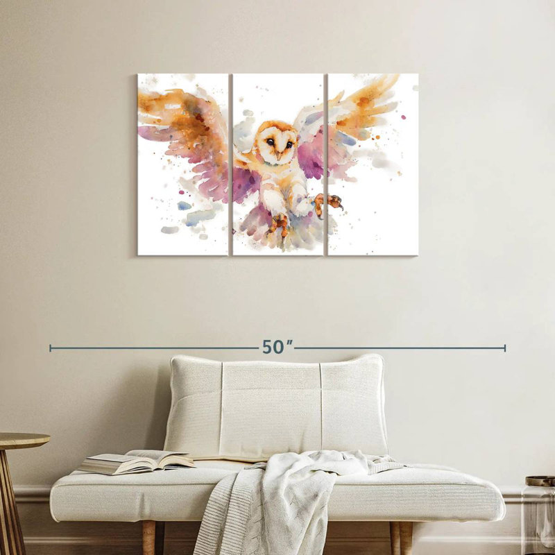 Brampt Twilight Owl, 24" H x 38" W
