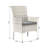 5-Piece Outdoor Rattan Dining Set With Cushions, Armchairs, And A Tempered-Glass Top Table-139313281