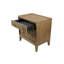 Table de chevet 3 tiroirs Latte Finish