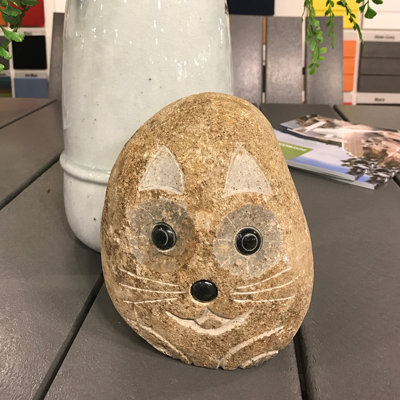 Stone Age Creations 8" Boulder Cat