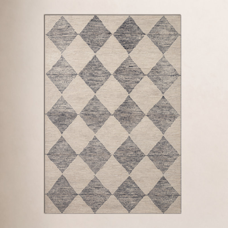 Tapis en laine beige / gris anthracite Chris Loves Julia x Loloi Francis, Rectangle 5 pi x 7 pi 6 po