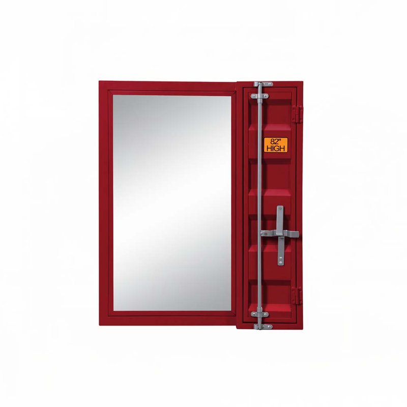 Miroir de salle de bain, Rouge