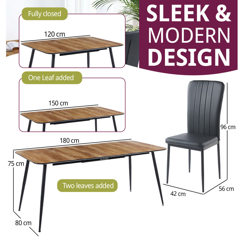 4 - Person Extendable Dining Set