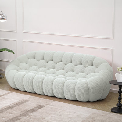 Cenie Upholstered Compression Sofa, No Assembly Required