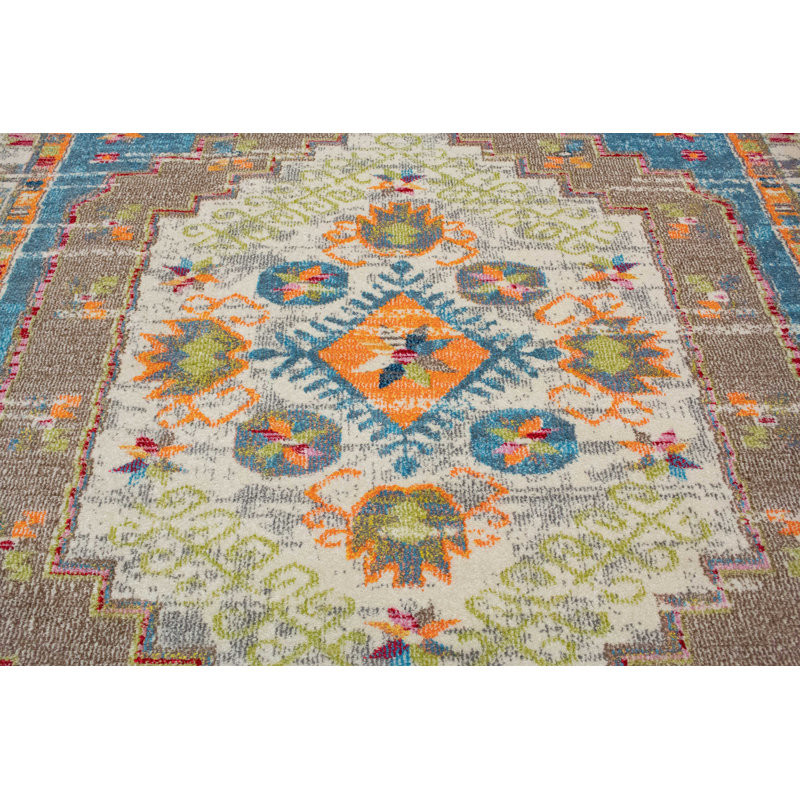 Larrick Oriental Indoor Rug, Runner 2'2" x 6'