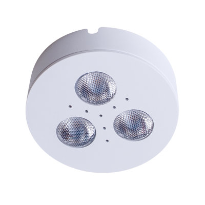 TriVue Under Cabinet LED Puck Light Recessed Downlight, 4000K,