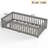 Twin Size Bed Floor Bed with Safety Guardrails and Door for Kids, Wood grain gray.-328856870