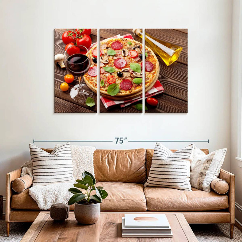 Yarlin Pizza Fresh From Oven, 36" H x 57" W